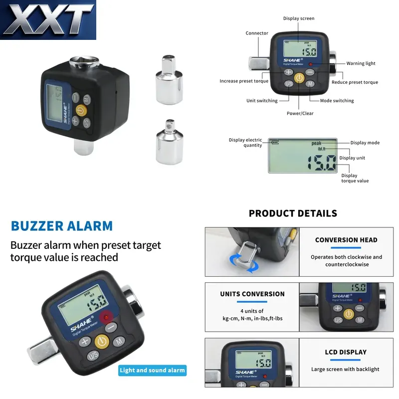 Electronic Repairing - XXT Shahe Digital Torque Wrench Adapter
