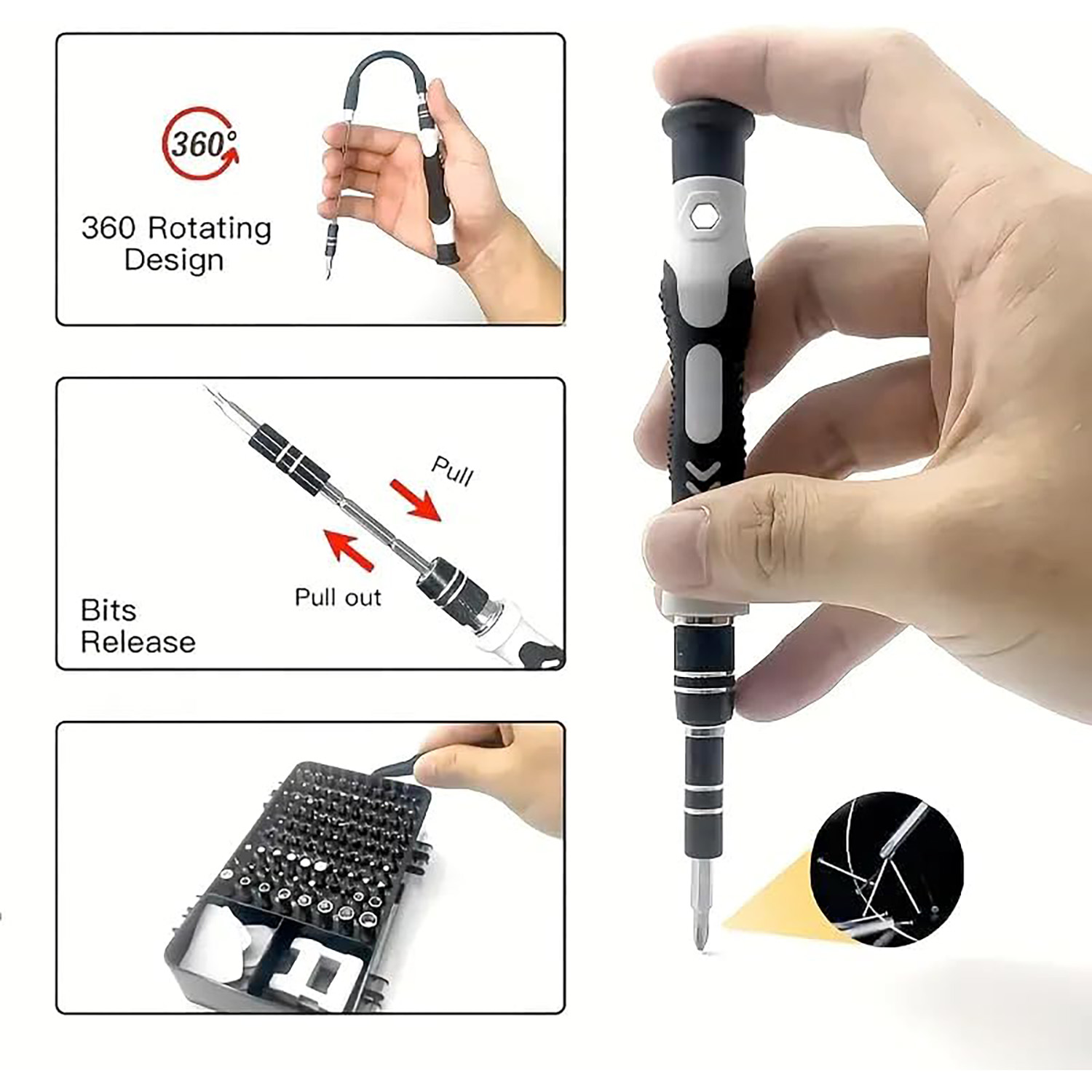 115-in-1 Precision Screwdriver - огляд і ціна Electronic Repair Tutorial