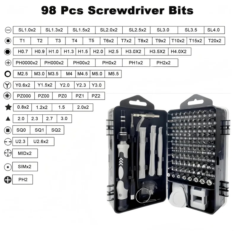 115-in-1 Precision Screwdriver - огляд і ціна Electronic Repair Tutorial